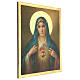 Immaculate Heart of Mary by Simeone, printing on wood, 17x12.5 in s2