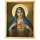 Quadro legno Sacro Cuore di Maria 45x30 Simeone  s1