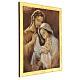 Holy Family framed picture on wood Parisi 45x30 s2