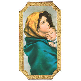 Obraz drukowany na drewnie Madonna Ferruzzi, 25x10cm