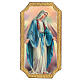 Quadro legno Madonna Miracolosa 25x10 stampata s1