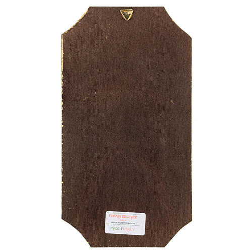 Wandbild Unsere Liebe Frau von Guadalupe – auf konturgeschnittenem Pappelholz – 25x10 cm 3