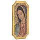 Tableau impression sur bois Notre-Dame de Guadalupe 25x10 cm s2