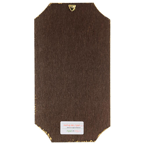 Wandbild Schmerzensreiche Gottesmutter – nach Dolci – auf konturgeschnittenem Pappelholz – 25x20 cm 3