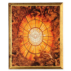 Holy Spirit print on wood 30x25 cm