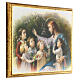 Jesus with Children framed print 25x30 cm s2