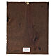 Quadro legno Sacra Famiglia foglia oro 30x25 s3