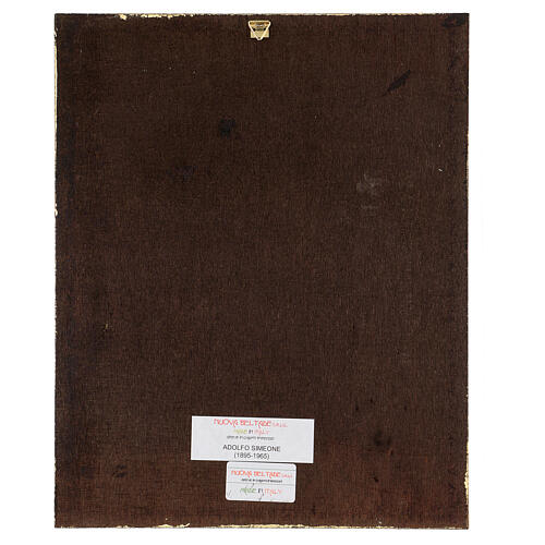 Bild auf Holzgrund „Gottesmutter mit Kind“ – 28 x 22,5 cm 3