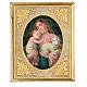 Mary with Child printed frame 30x25 cm in wood s1
