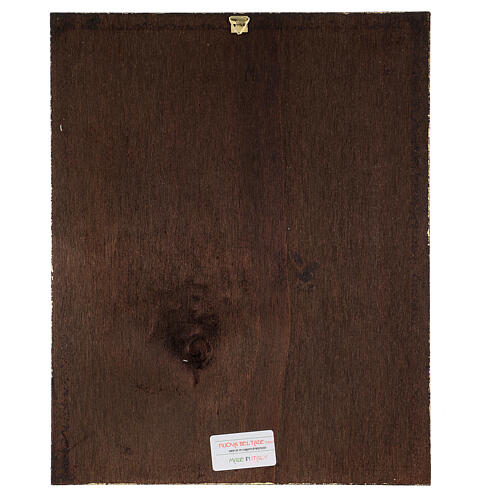 Bild auf Holzgrund „Unbefleckte Empfängnis“ – 28 x 22,5 cm 3