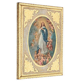 Immaculate Conception picture in poplar wood 30x25