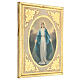 Quadro Madonna Miracolosa tavola legno 30x25 s2