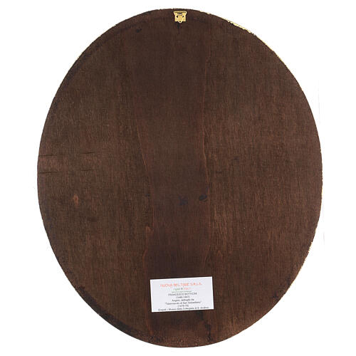 Quadro madeira de choupo Anjo de Botticini 40x30 cm 3
