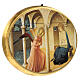 Annunciation by Fra Angelico, printing on wood, gold leaf, 12x16 in s2