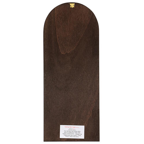 Bild "Musizierender Engel" Beato Angelico, Pappelholz, 40x15 cm (Orgel) 3