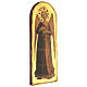 Quadro Anjo Músico com lira Fra Angelico madeira de choupo 40x15 cm s2