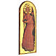 Quadro Anjo Músico com címbalos Fra Angelico madeira de choupo 40x15 cm s2