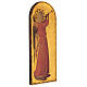 Quadro Anjo Músico com trompete Fra Angelico madeira de choupo 40x15 cm s2