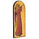 Poplar wood painting Angel Musician with trumpet Beato Angelico 40x15 s2