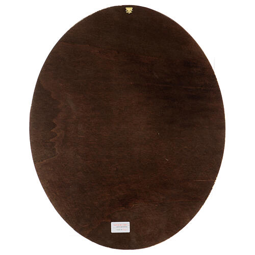 Bild auf Holzgrund – Heiliger Josef mit Jesuskind 50x40 cm, mit Goldfolie 3