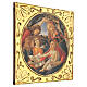 Obraz drewniany Madonna Magnificat Botticelli, 30x30cm s2