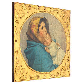 Quadro legno Ferruzzi Madonna del Riposo 30x30