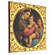 Obraz drewniany Madonna della Seggiola, Raffaello, 30x30cm s2