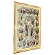 Wooden picture The Mysteries of the Rosary 80x60 gold leaf s3