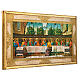 Quadro madeira Cenacolo Domenico Ghirlandaio 20x35 cm s2