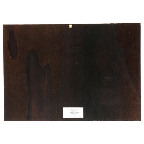 Tableau Cenacolo Domenico Ghirlandaio 35x50 cm impression sur bois 3