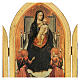 Triptychon San Giovenale von Masaccio aus Pappelholz mit Rahmen, 35x50 s2