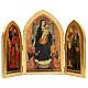 San Giovenale Triptych, wood printing with frame, 13x20 in s3