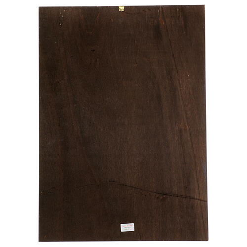 Quadro legno di pioppo Spirito Santo 65x50 4