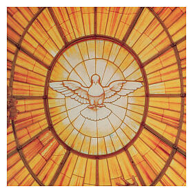 Holy Spirit picture in poplar wood 65x50