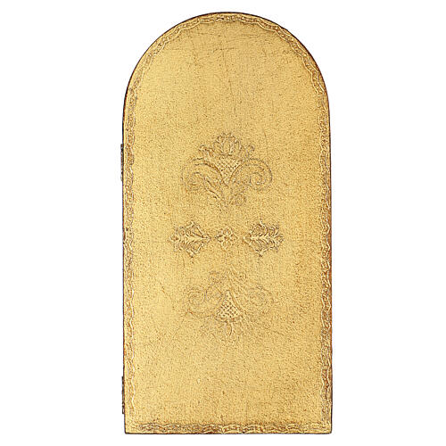 Diptychon Verkündigung – nach Beato Angelico – Holzrahmen mit Blattgold-Optik – 32 cm hoch 4