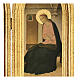 Díptico Anunciação Fra Angelico madeira com moldura 30x15/30 cm s2