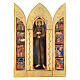 Triptych of Saint Francis, wood, 20x13 in s1