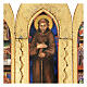 Triptych of Saint Francis, wood, 20x13 in s2