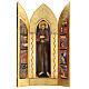 Triptych of Saint Francis, wood, 20x13 in s3
