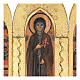 Franciscan triptych with Saint Clare, wood, 20x13 in s2