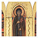 Tríptico Franciscano Santa Clara 50x35 madera s2