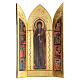 Tríptico Franciscano Santa Clara 50x35 madera s3