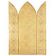 Triptyque franciscain Sainte Claire 50x35 cm s5