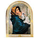 Tableau Vierge à l'Enfant bois 80x60 cm Ferruzzi s1