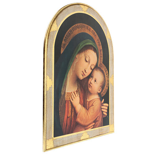 Obraz drewniany Madonna Dobrej Rady, 80x60cm 3