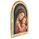 Madonna of Good Counsel painting in poplar wood 80x60 s3