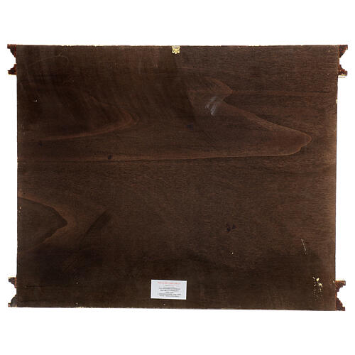 Wandbild Verkündigung – Beato Angelico, 50×65×5 cm, vergoldetes Holz 4