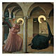 Annunciation by Fra Angelico, printing on gilded wood, 20.5x25x1.5 in s2