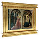 Annunciation by Fra Angelico, printing on gilded wood, 20.5x25x1.5 in s3