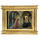 Annunciation painting by Beato Angelico 50x65x5 gilded wood s1